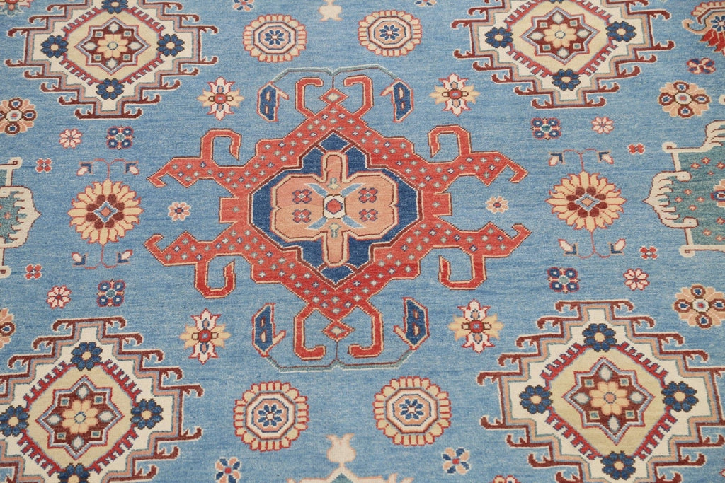 Vegetable Dye Super Kazak Oriental Area Rug 10x14