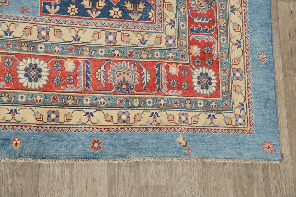 Vegetable Dye Super Kazak Oriental Area Rug 10x14