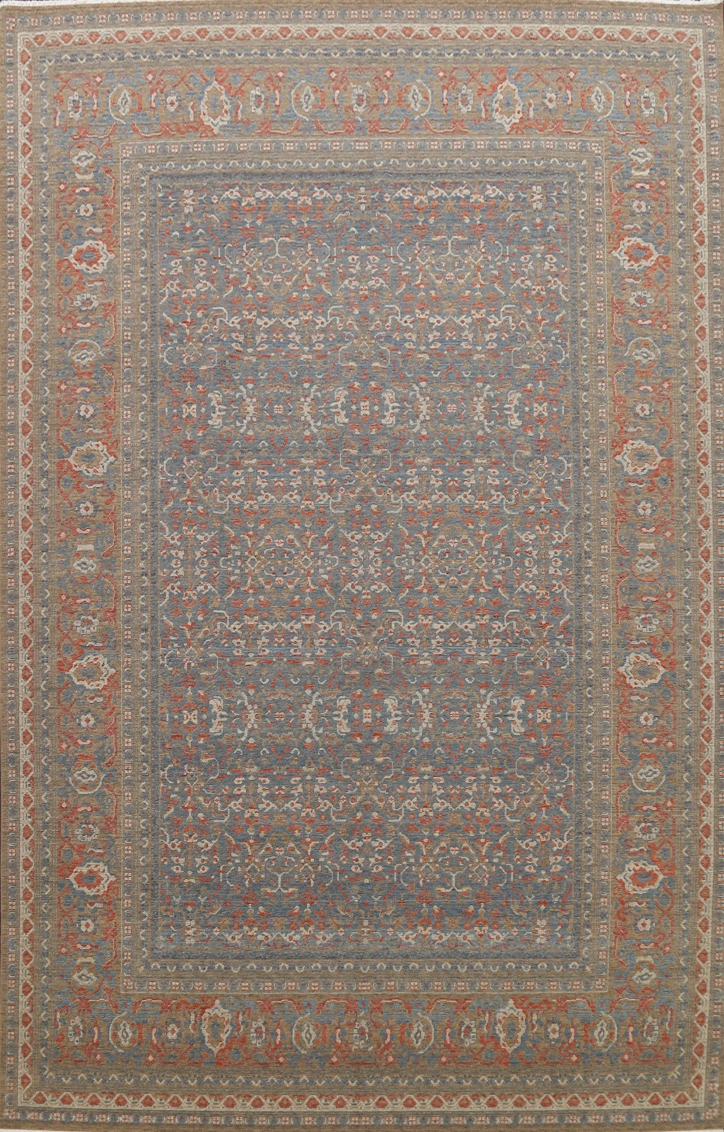 Silver Washed Ziegler Turkish Area Rug 9x12