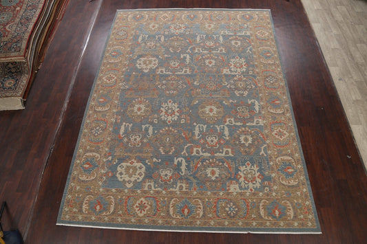 Silver Washed Ziegler Turkish Area Rug 9x12