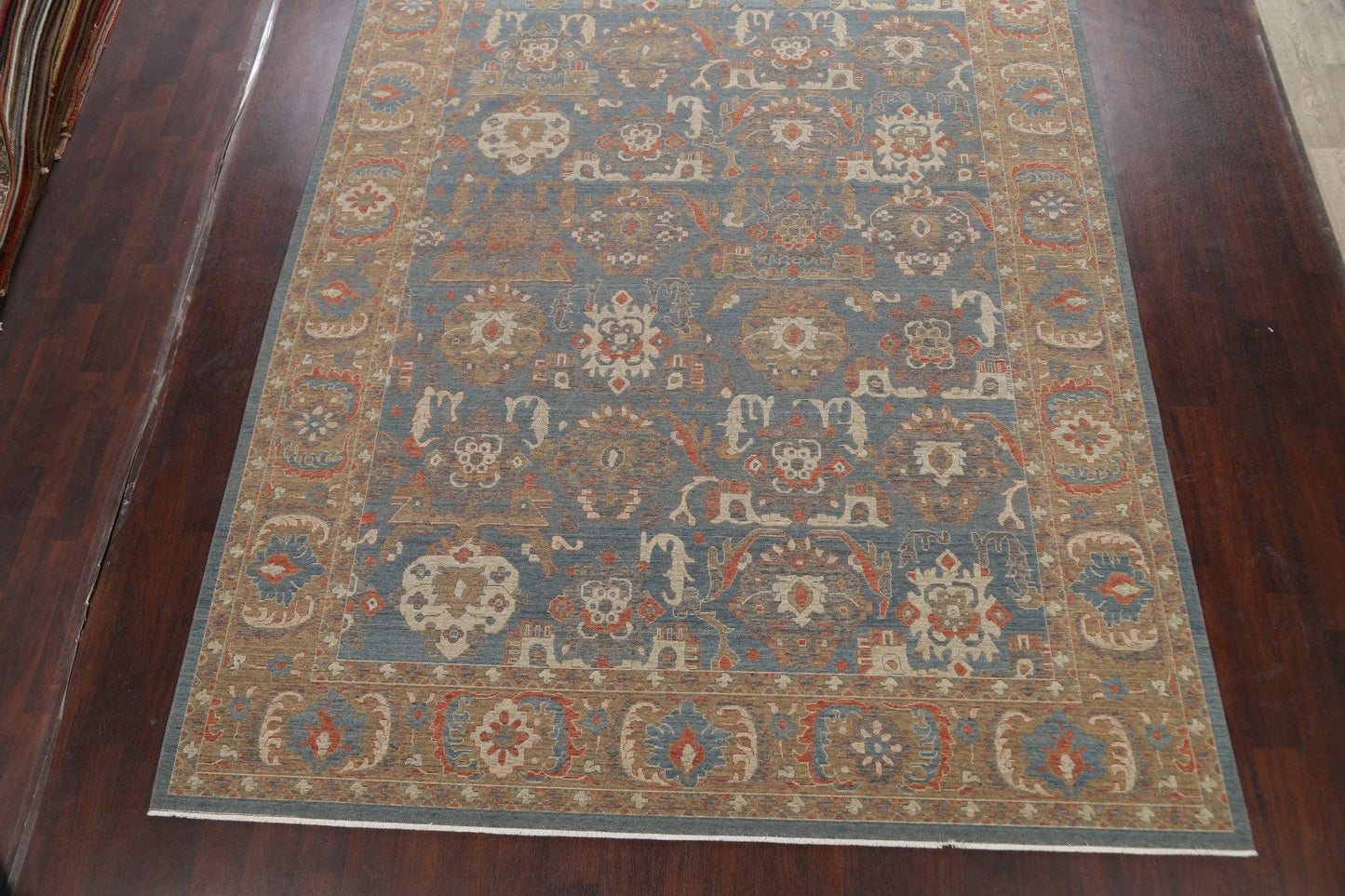 Silver Washed Ziegler Turkish Area Rug 9x12