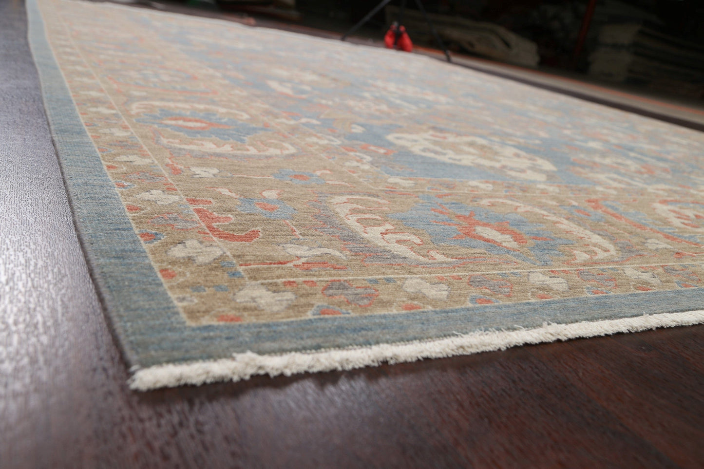 Silver Washed Ziegler Turkish Area Rug 9x12