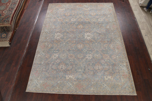 Silver Washed Ziegler Turkish Area Rug 9x12