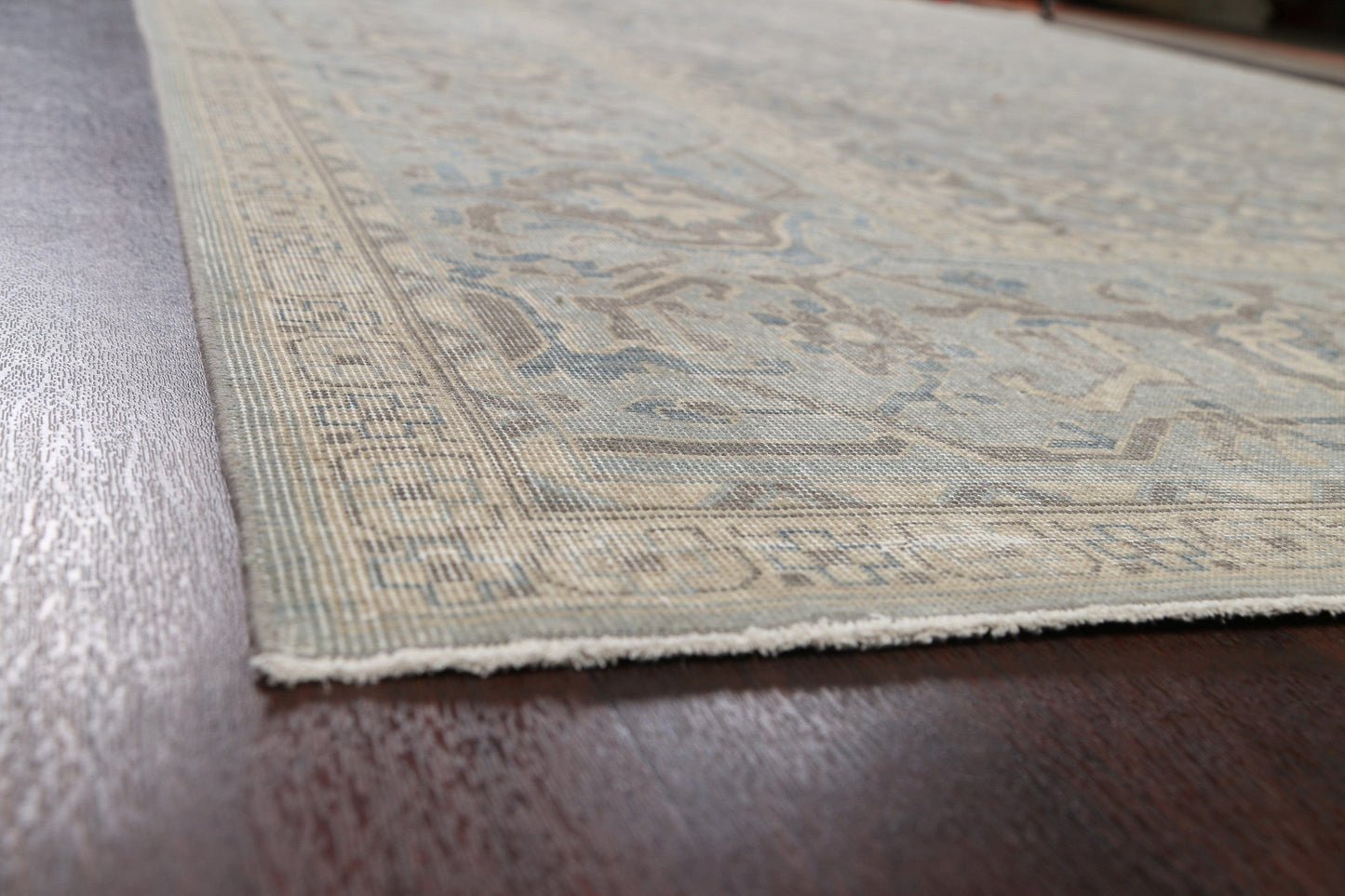 Silver Washed Ziegler Turkish Area Rug 10x13