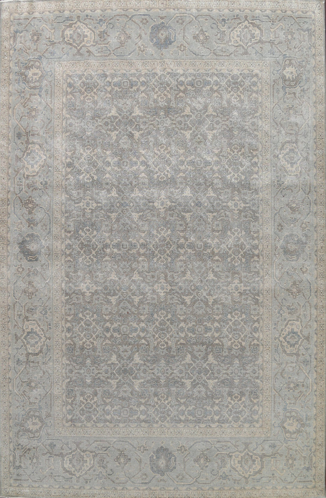 Silver Washed Ziegler Turkish Area Rug 10x13