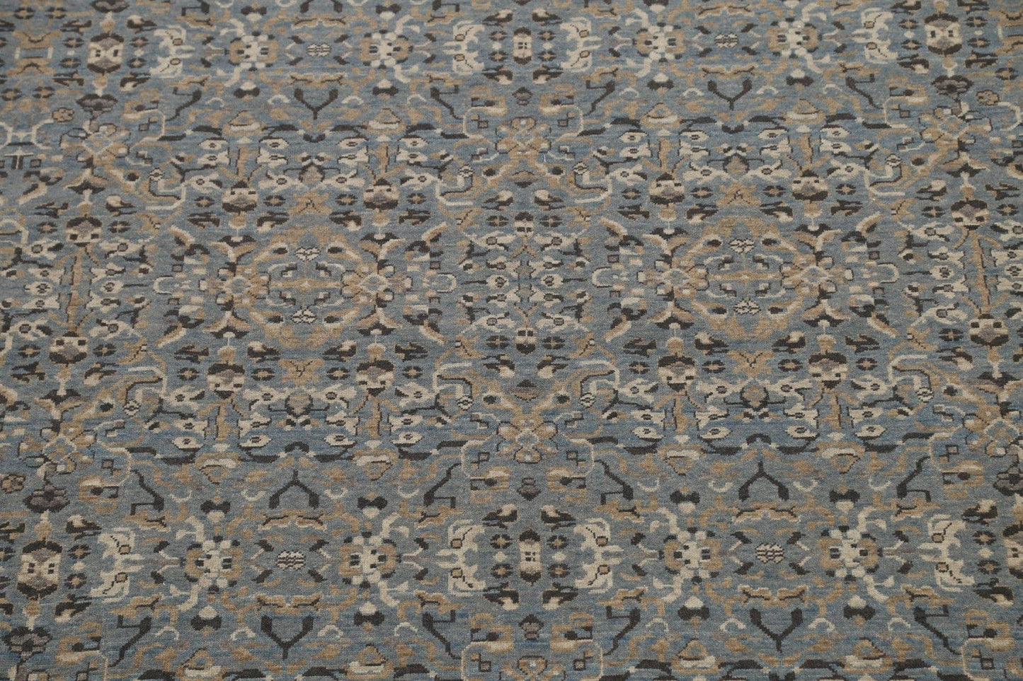 Silver Washed Ziegler Turkish Area Rug 10x13