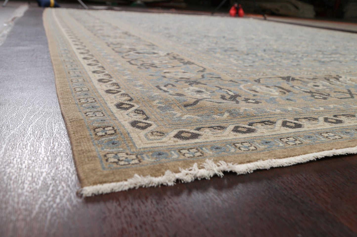 Silver Washed Ziegler Turkish Area Rug 10x13