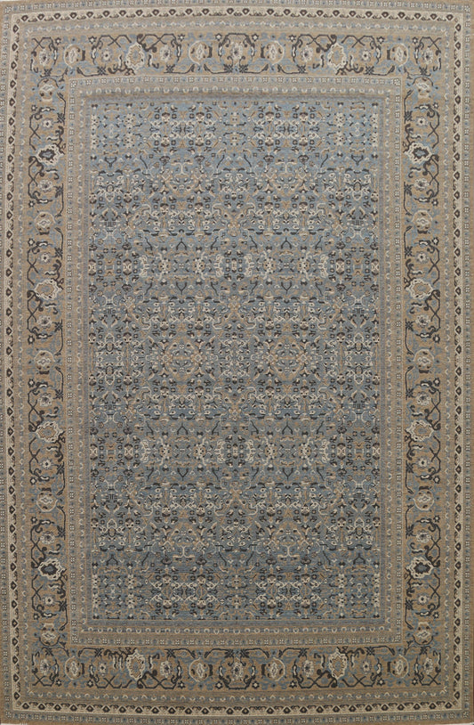 Silver Washed Ziegler Turkish Area Rug 10x13