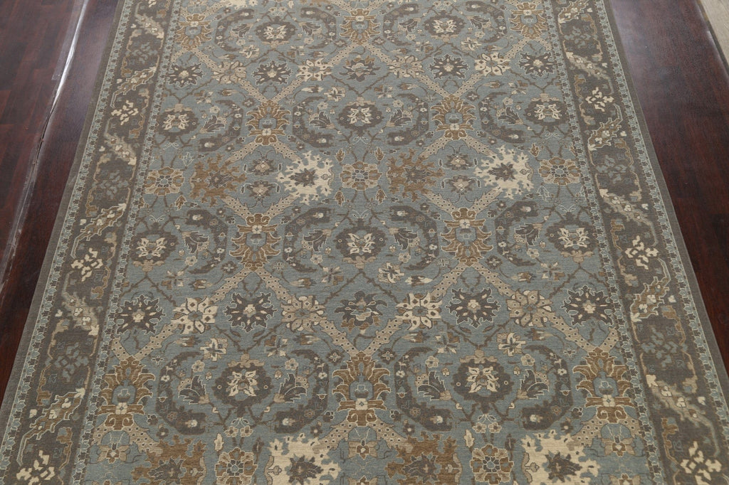 Silver Washed Ziegler Turkish Area Rug 10x13