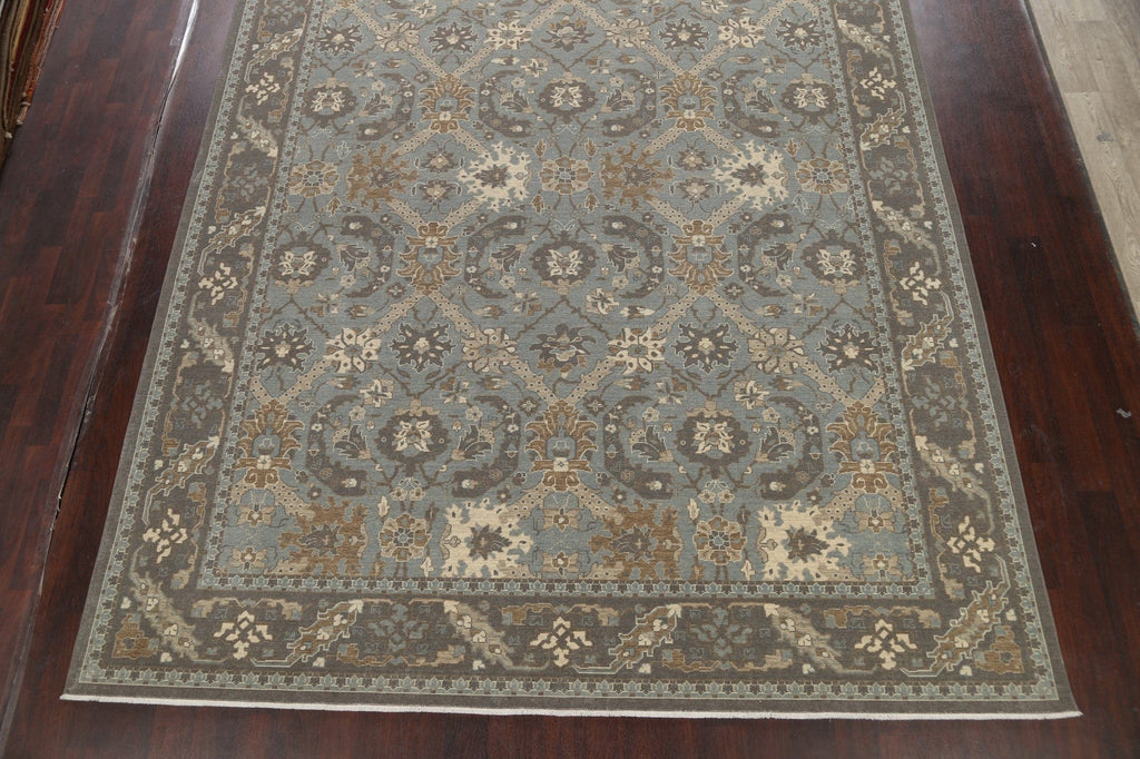 Silver Washed Ziegler Turkish Area Rug 10x13