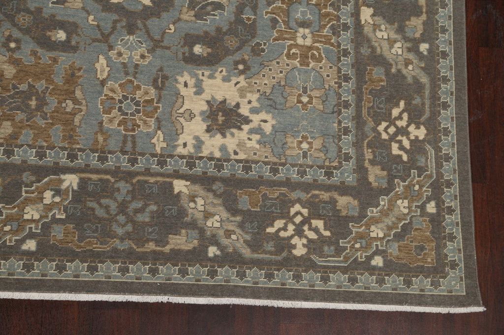 Silver Washed Ziegler Turkish Area Rug 10x13