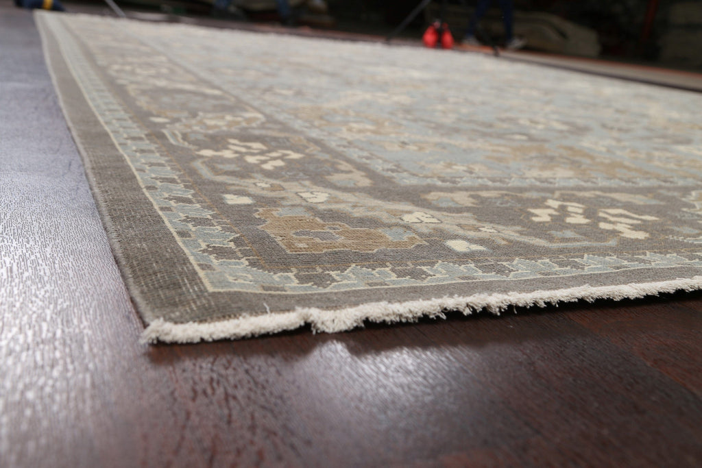 Silver Washed Ziegler Turkish Area Rug 10x13