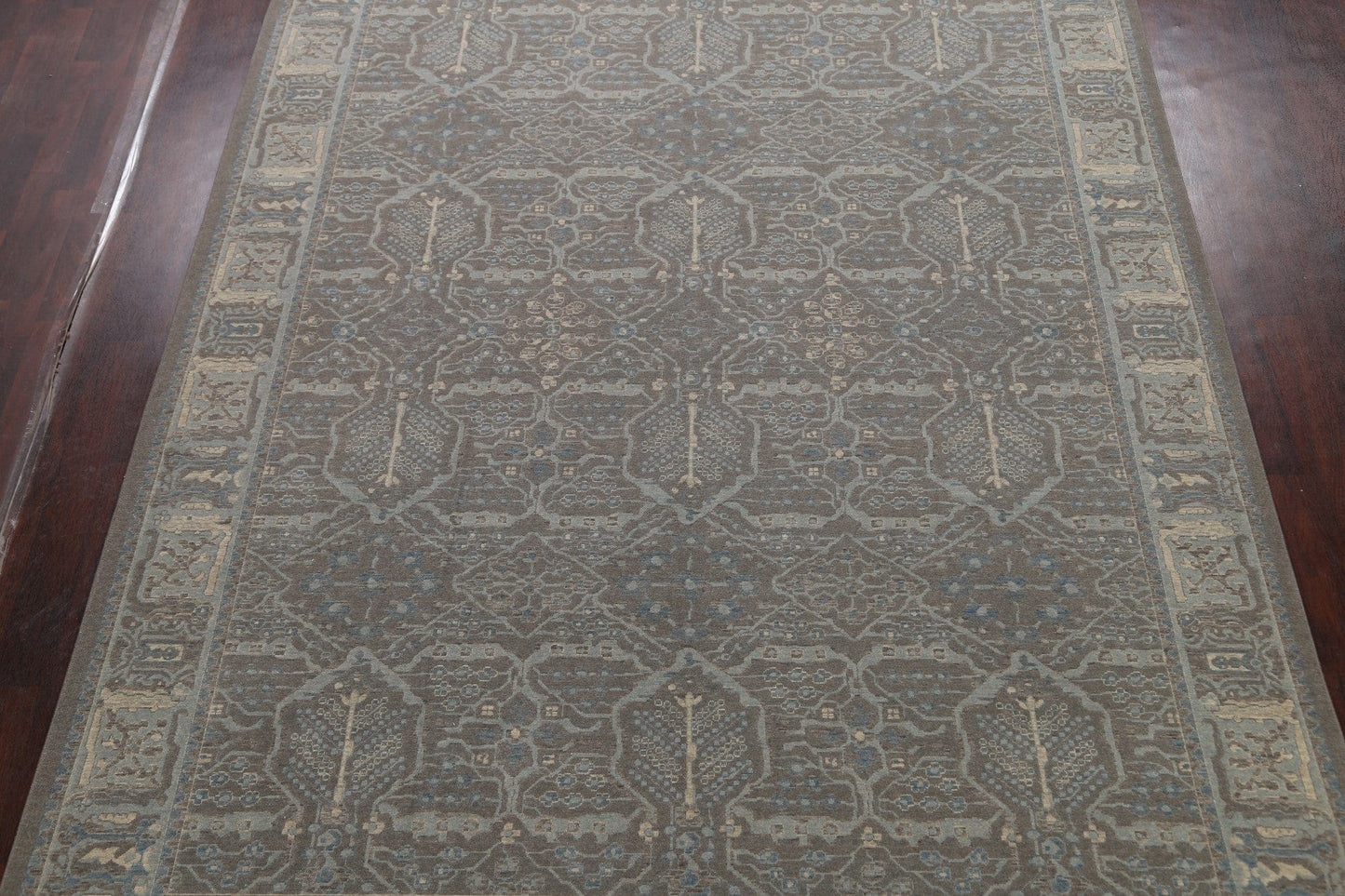 Silver Washed Ziegler Turkish Area Rug 9x12