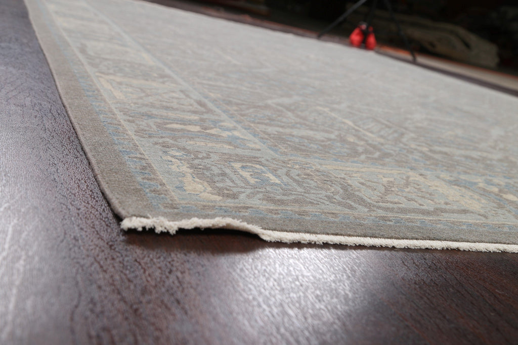 Silver Washed Ziegler Turkish Area Rug 9x12