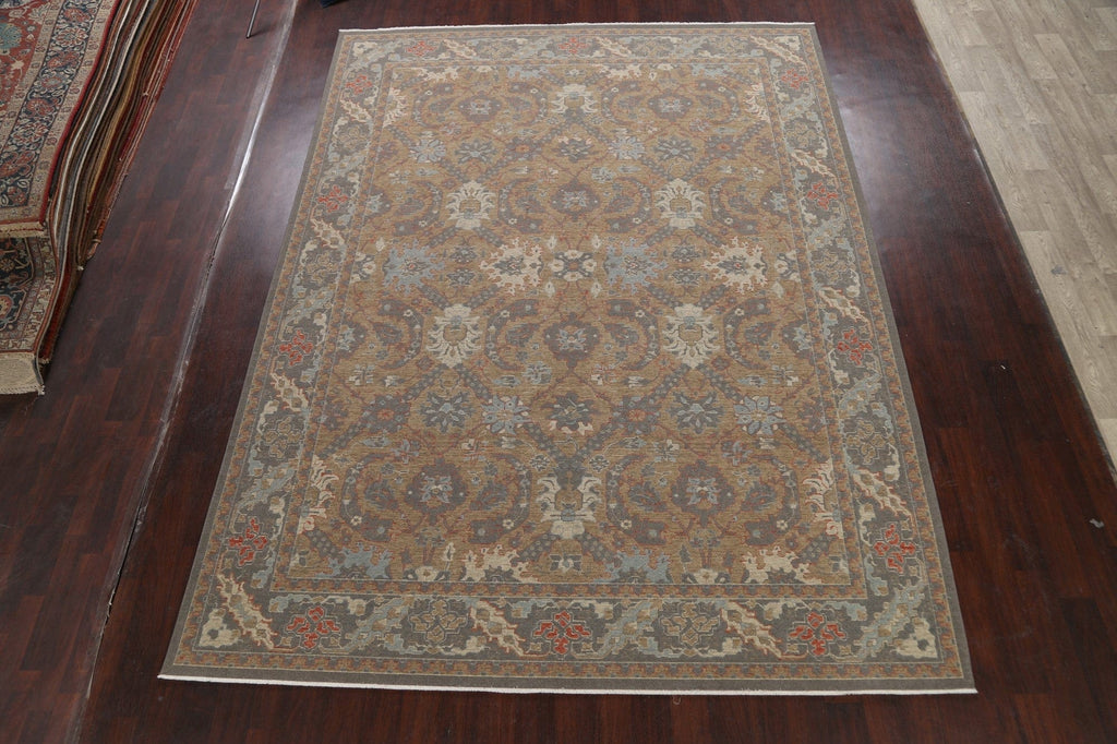 Silver Washed Ziegler Turkish Area Rug 9x12