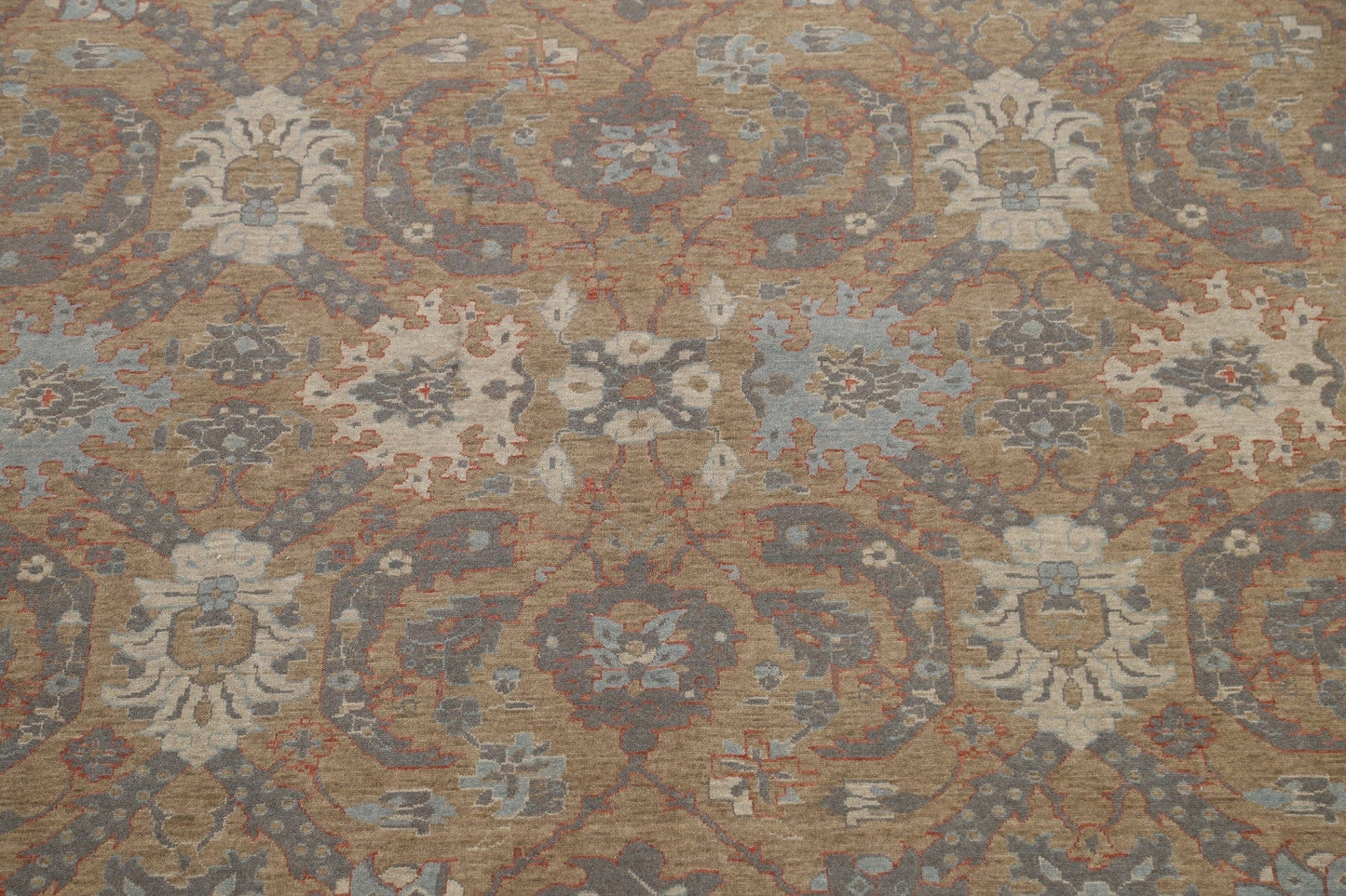 Silver Washed Ziegler Turkish Area Rug 9x12