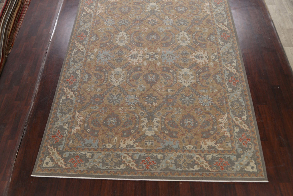 Silver Washed Ziegler Turkish Area Rug 9x12