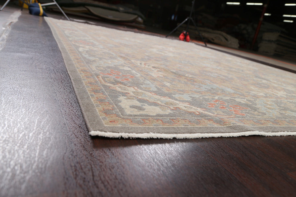 Silver Washed Ziegler Turkish Area Rug 9x12