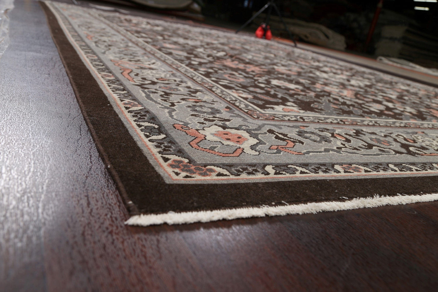 Silver Washed Ziegler Turkish Area Rug 10x13