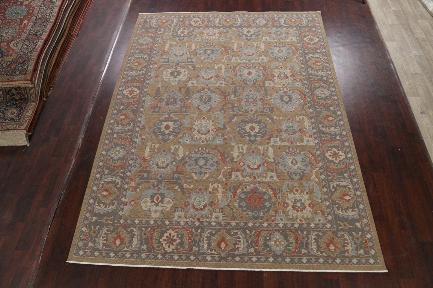 Silver Washed Ziegler Turkish Area Rug 9x12