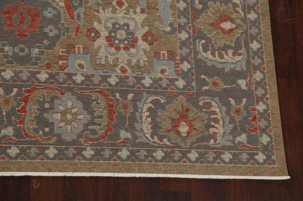 Silver Washed Ziegler Turkish Area Rug 9x12