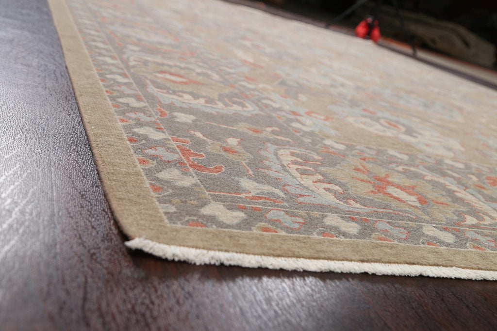 Silver Washed Ziegler Turkish Area Rug 9x12