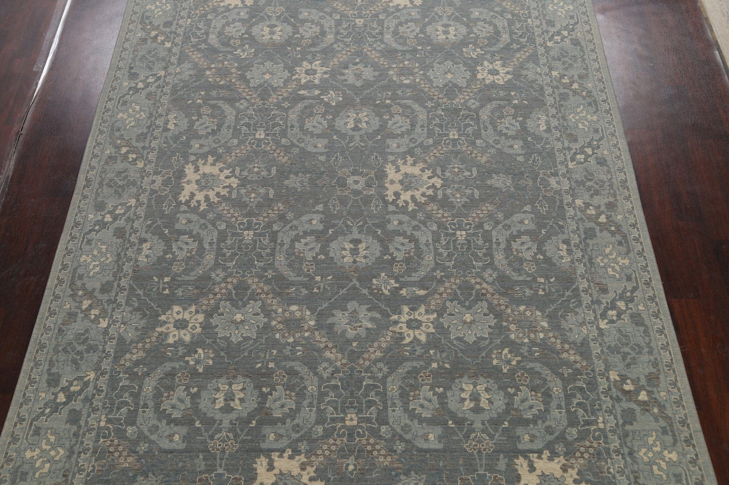 Silver Washed Ziegler Turkish Area Rug 9x12