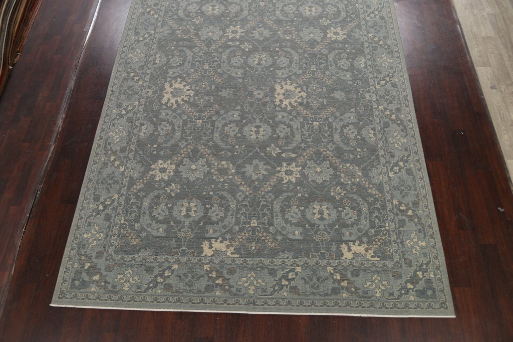 Silver Washed Ziegler Turkish Area Rug 9x12