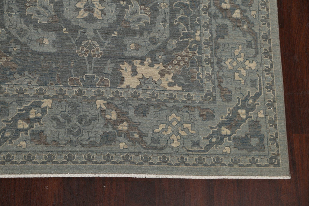 Silver Washed Ziegler Turkish Area Rug 9x12