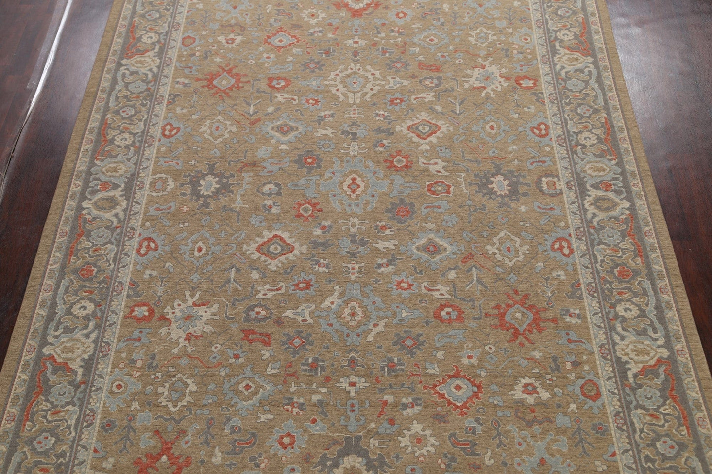 Silver Washed Ziegler Turkish Area Rug 9x12