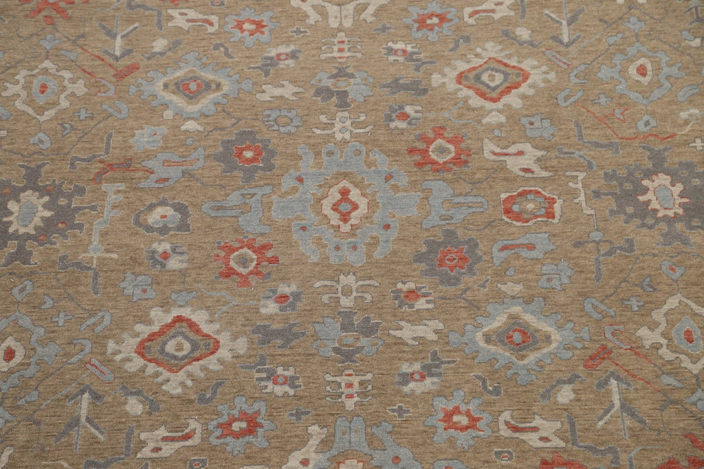 Silver Washed Ziegler Turkish Area Rug 9x12