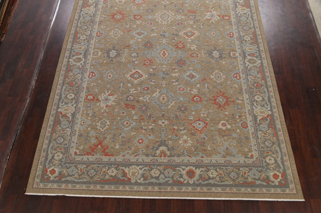 Silver Washed Ziegler Turkish Area Rug 9x12