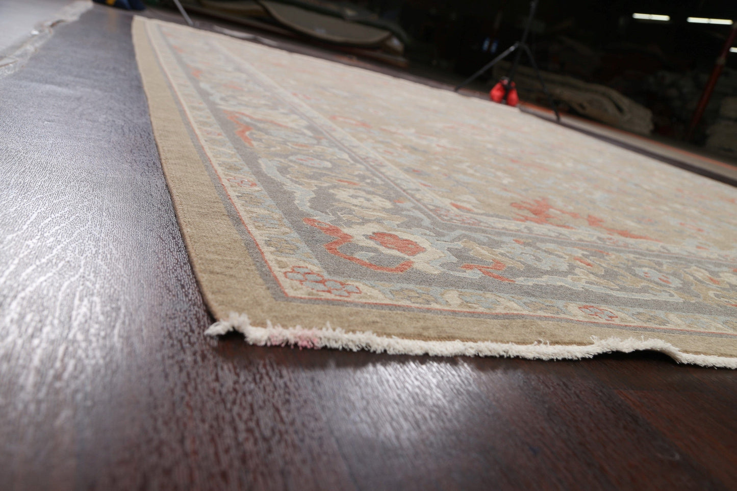 Silver Washed Ziegler Turkish Area Rug 9x12