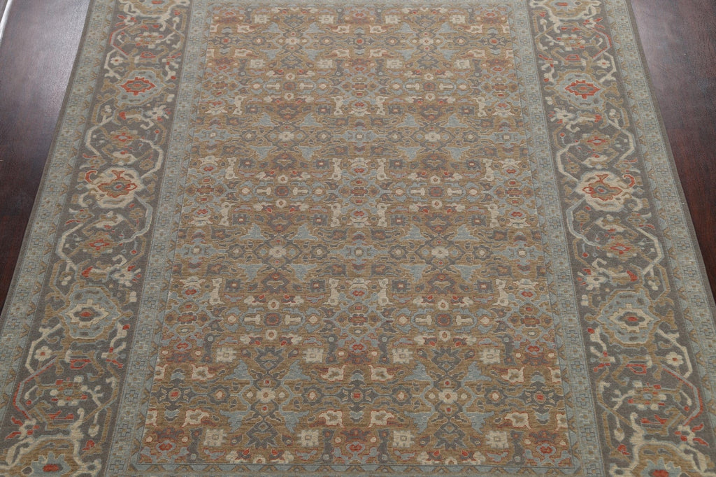 Silver Washed Ziegler Turkish Area Rug 9x12