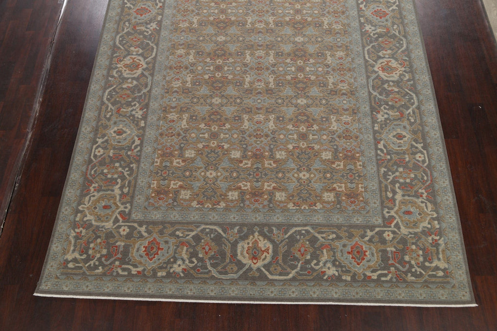 Silver Washed Ziegler Turkish Area Rug 9x12