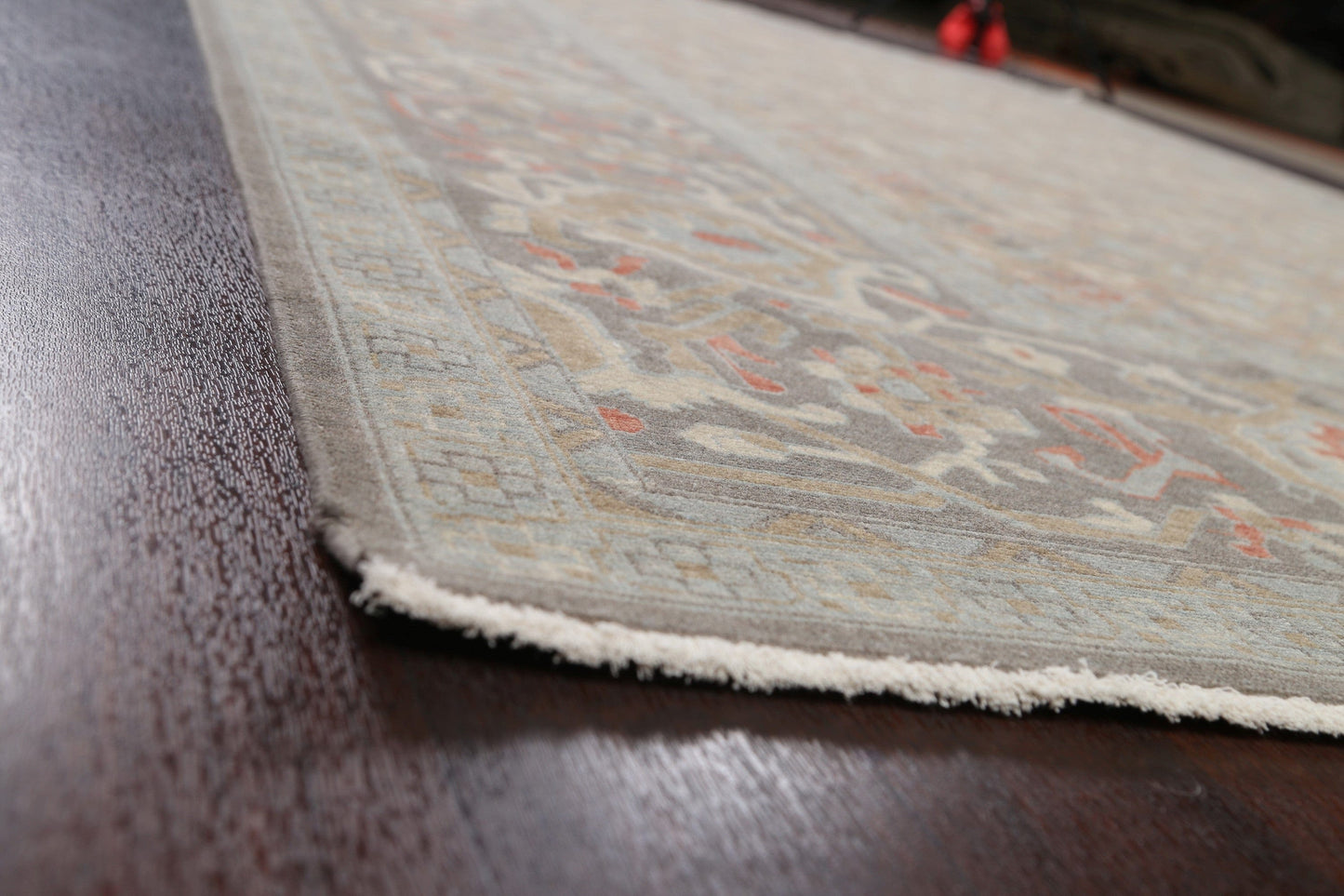 Silver Washed Ziegler Turkish Area Rug 9x12