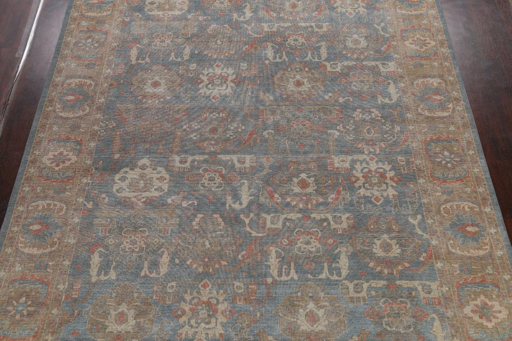 Silver Washed Ziegler Turkish Area Rug 10x13