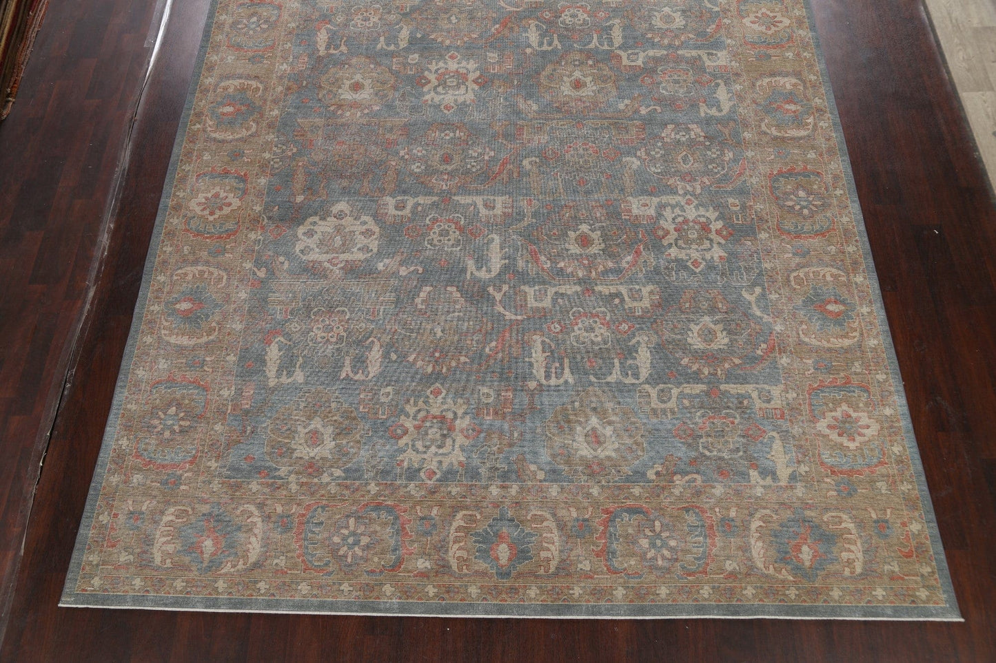 Silver Washed Ziegler Turkish Area Rug 10x13