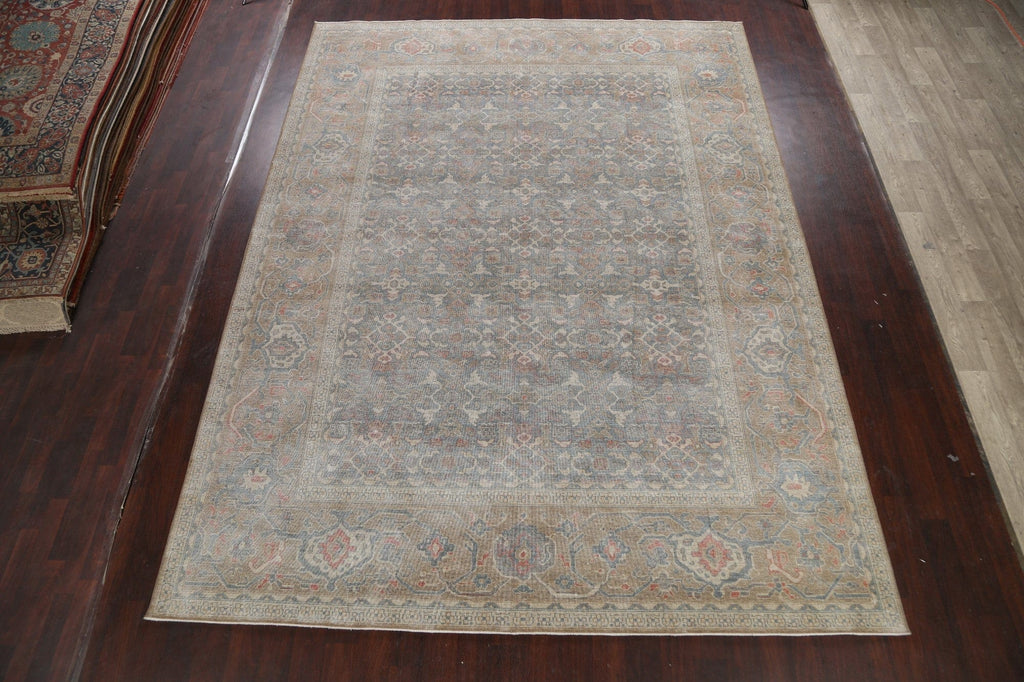 Silver Washed Ziegler Turkish Area Rug 10x13