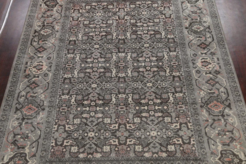 Silver Washed Ziegler Turkish Area Rug 9x12