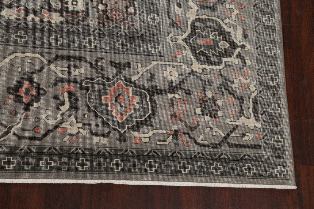 Silver Washed Ziegler Turkish Area Rug 9x12