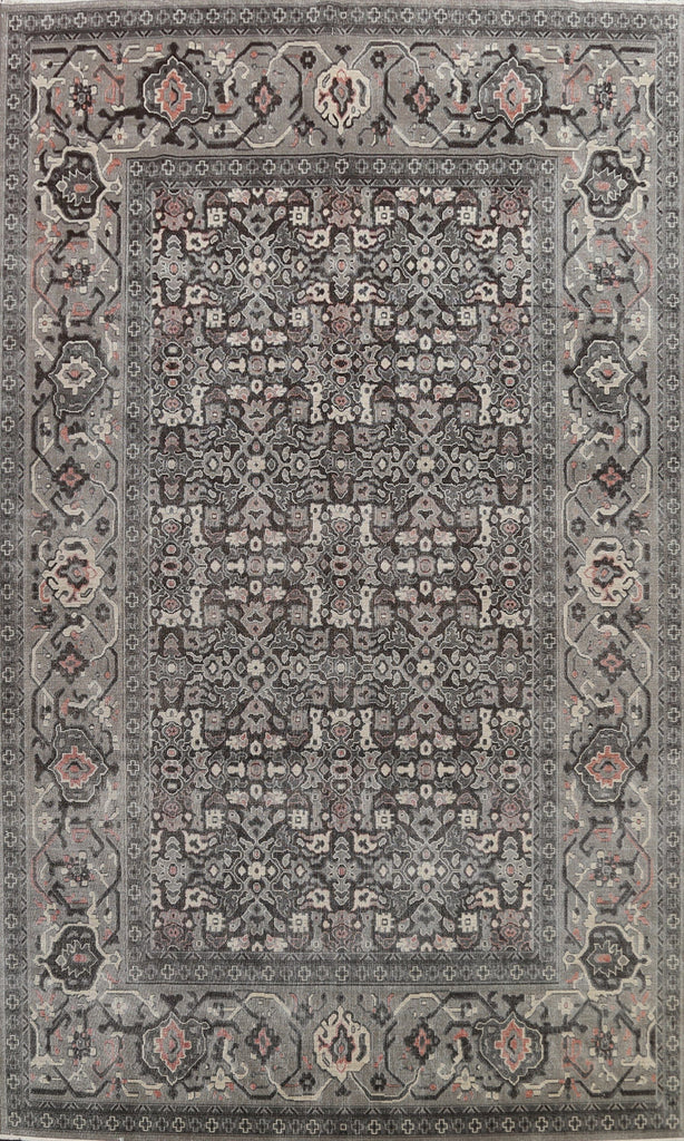 Silver Washed Ziegler Turkish Area Rug 9x12