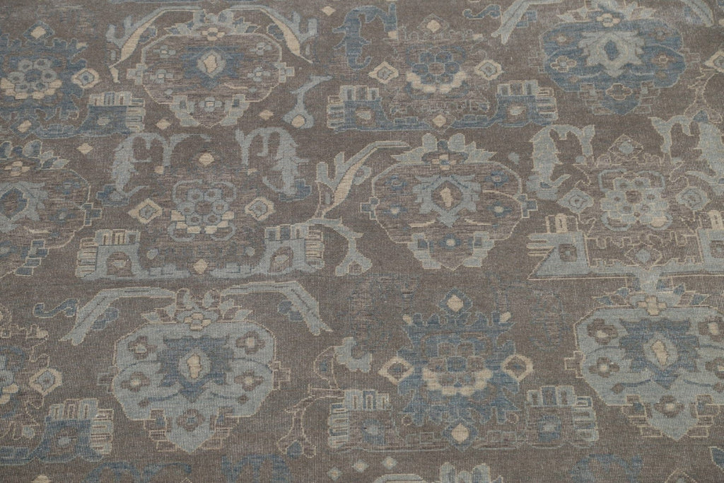 Silver Washed Ziegler Turkish Area Rug 9x12