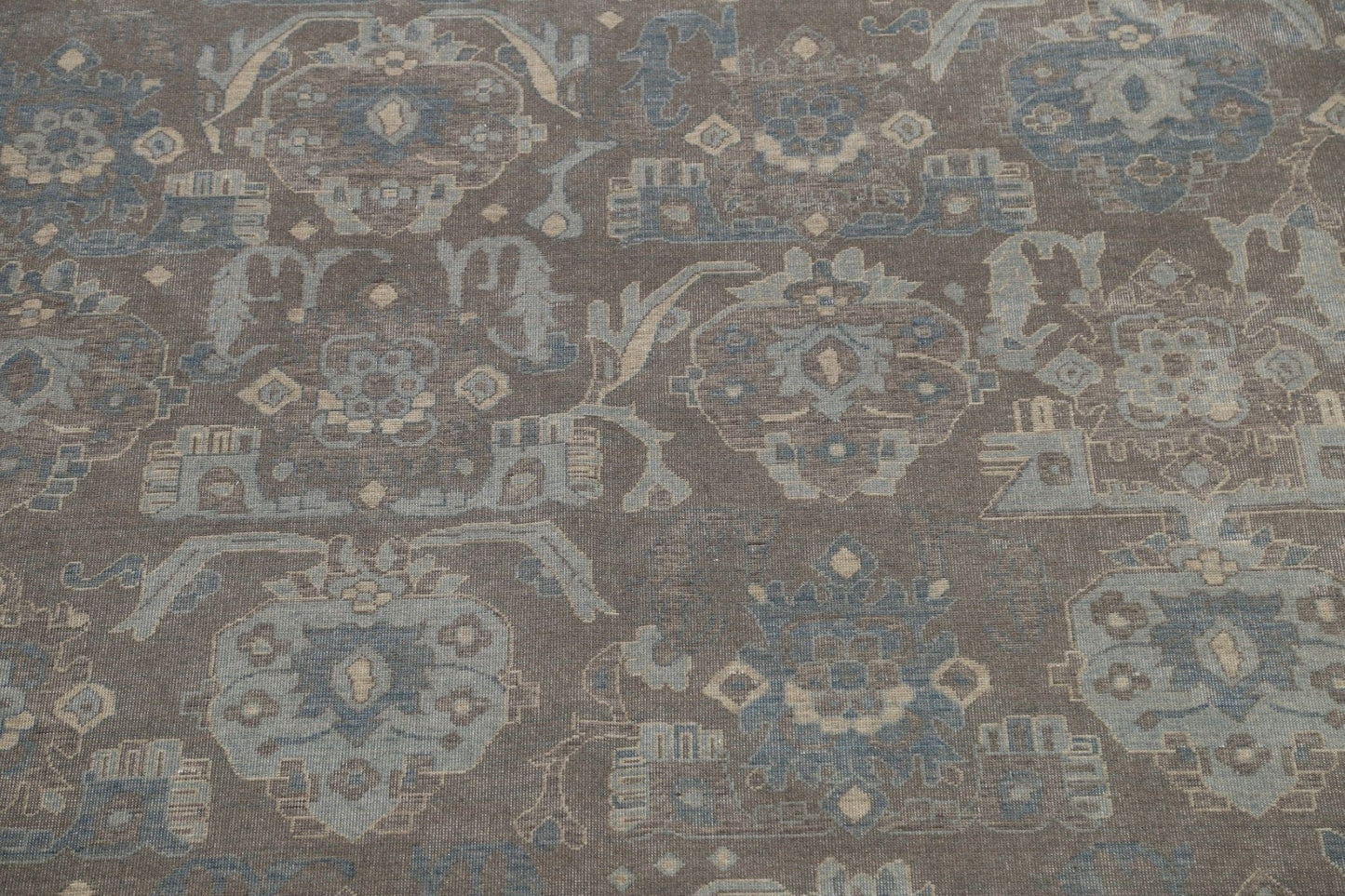 Silver Washed Ziegler Turkish Area Rug 9x12