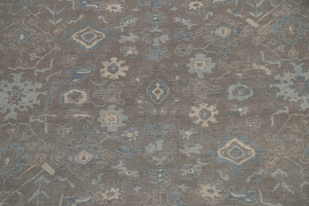 Silver Washed Ziegler Turkish Area Rug 9x12