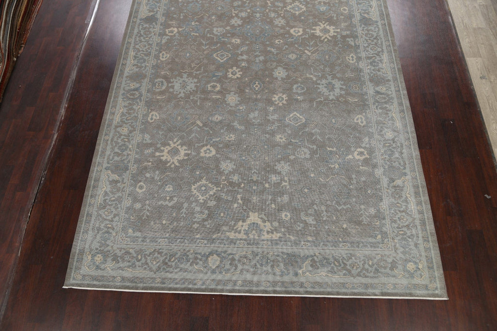 Silver Washed Ziegler Turkish Area Rug 9x12