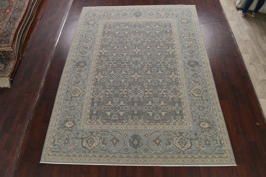 Silver Washed Ziegler Turkish Area Rug 9x12