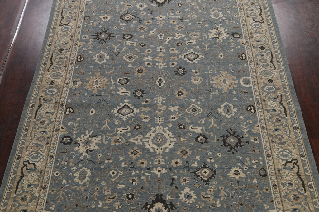 Silver Washed Ziegler Turkish Area Rug 9x12