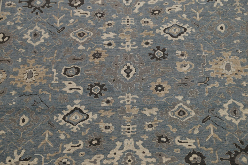 Silver Washed Ziegler Turkish Area Rug 9x12