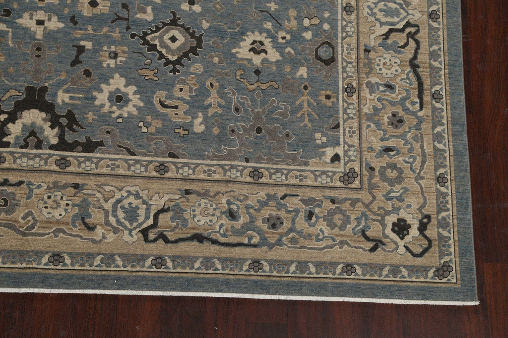 Silver Washed Ziegler Turkish Area Rug 9x12